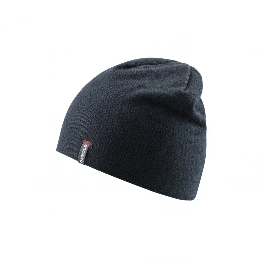 Vlnená čiapka Devold Friends merino Beanie black