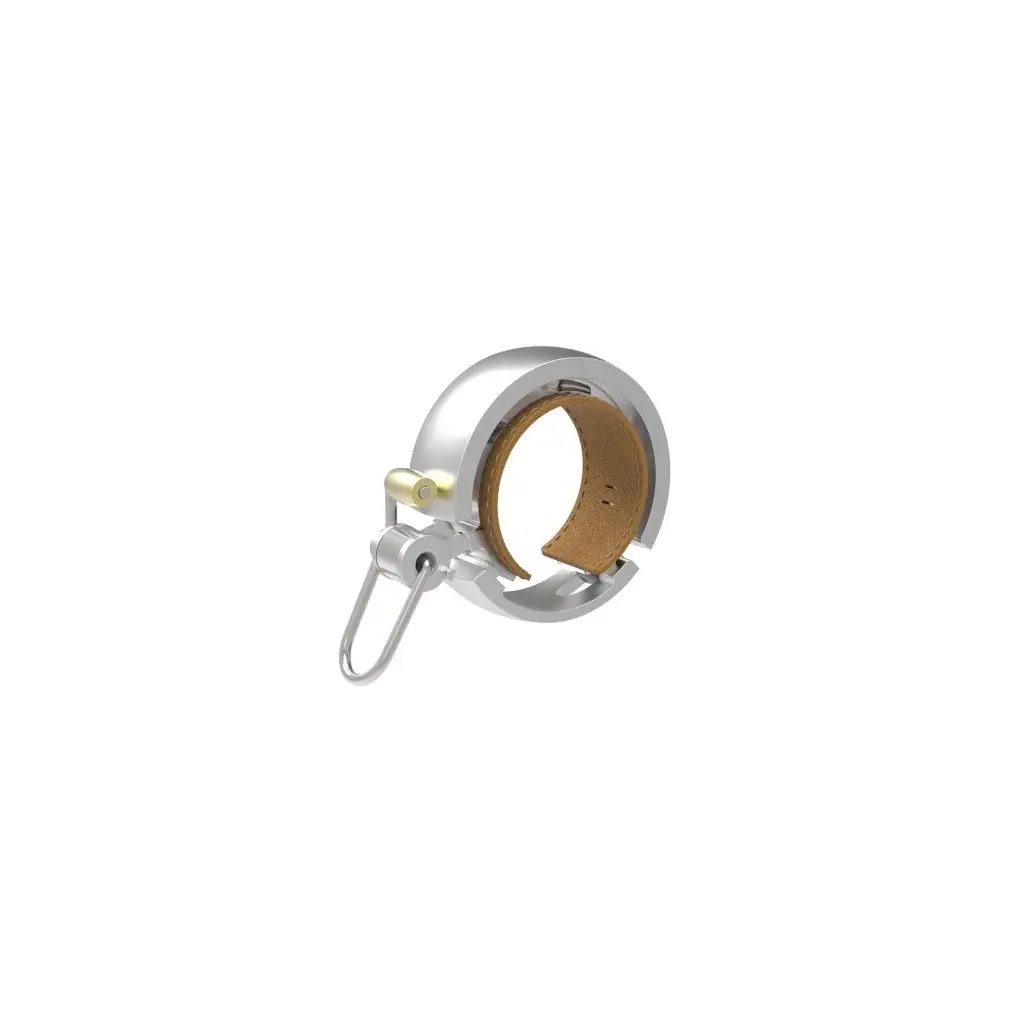 Zvonček na bicykel Knog Oi Luxe Large Silver